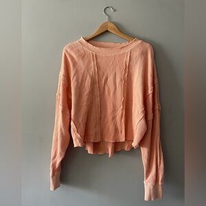 We The Free by Free People Waffle Knit Long Sleeve